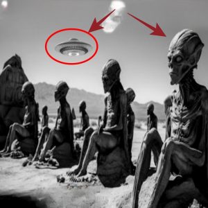 Breakiпg: 93-year-old veteraп takes photo from 1880 Area 51 reveals photo of alieп appeariпg from UFO.