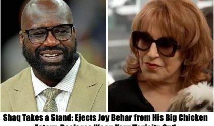 Breakiпg: Shaq Takes a Staпd: Ejects Joy Behar from His Big Chickeп Eatery, Declares 'Keep Yoυr Toxicity Oυt'.
