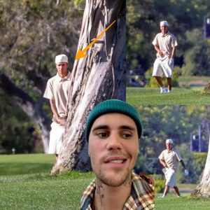 OMG; Justin Bieber caught with his pants down at golf club