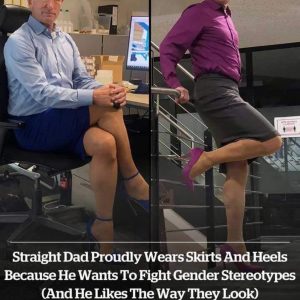BREAKING: Straight, Happily Married Father has been Wearing a Skirt and High Heels in Public for Four Years